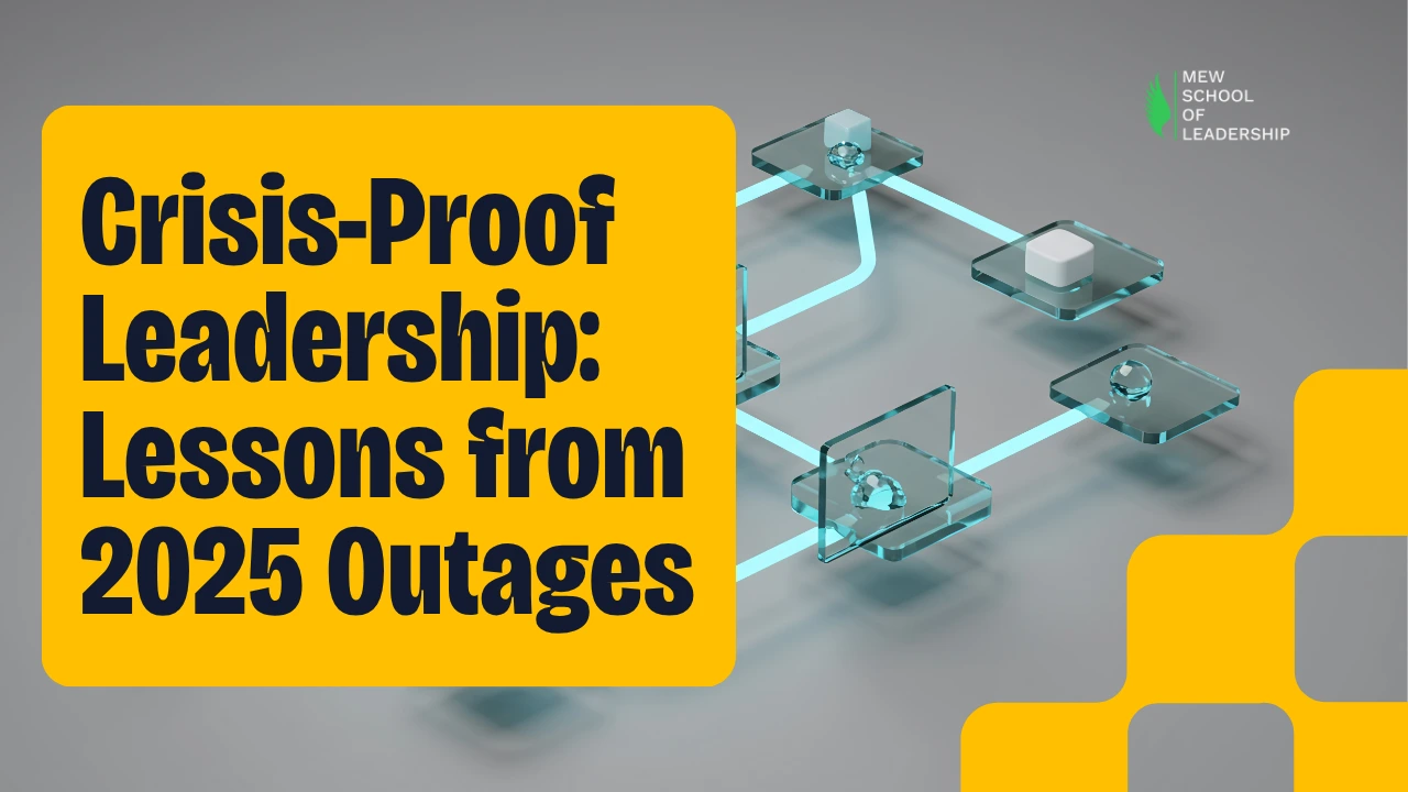 Crisis-Proof Leadership: Lessons from the 2025 Global Cyber Outages